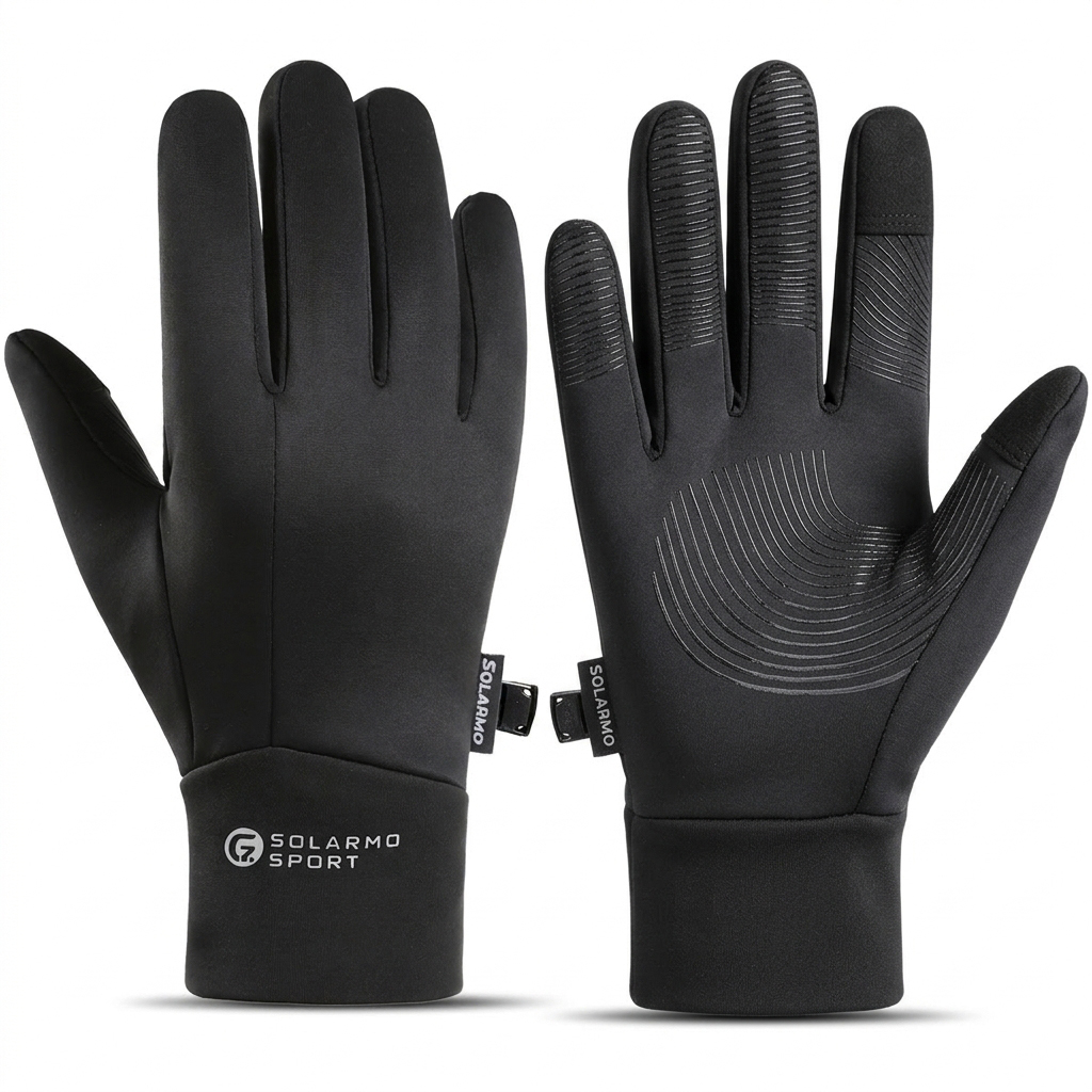 Cycling Gear For Cold Weather - Winter Sport Gloves for Men, Touchscreen