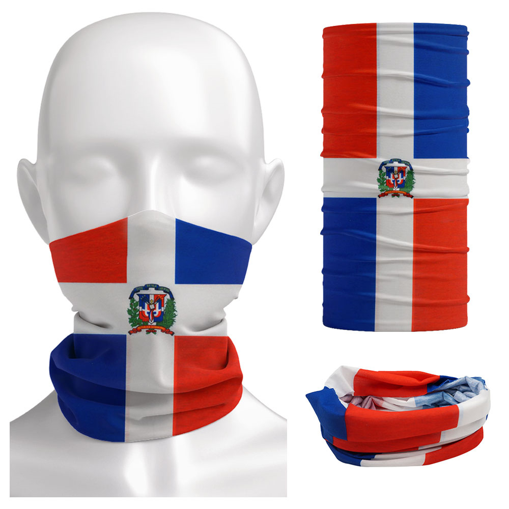 Cycle Gear - Dominica National Flag Bandana Seamless Summer