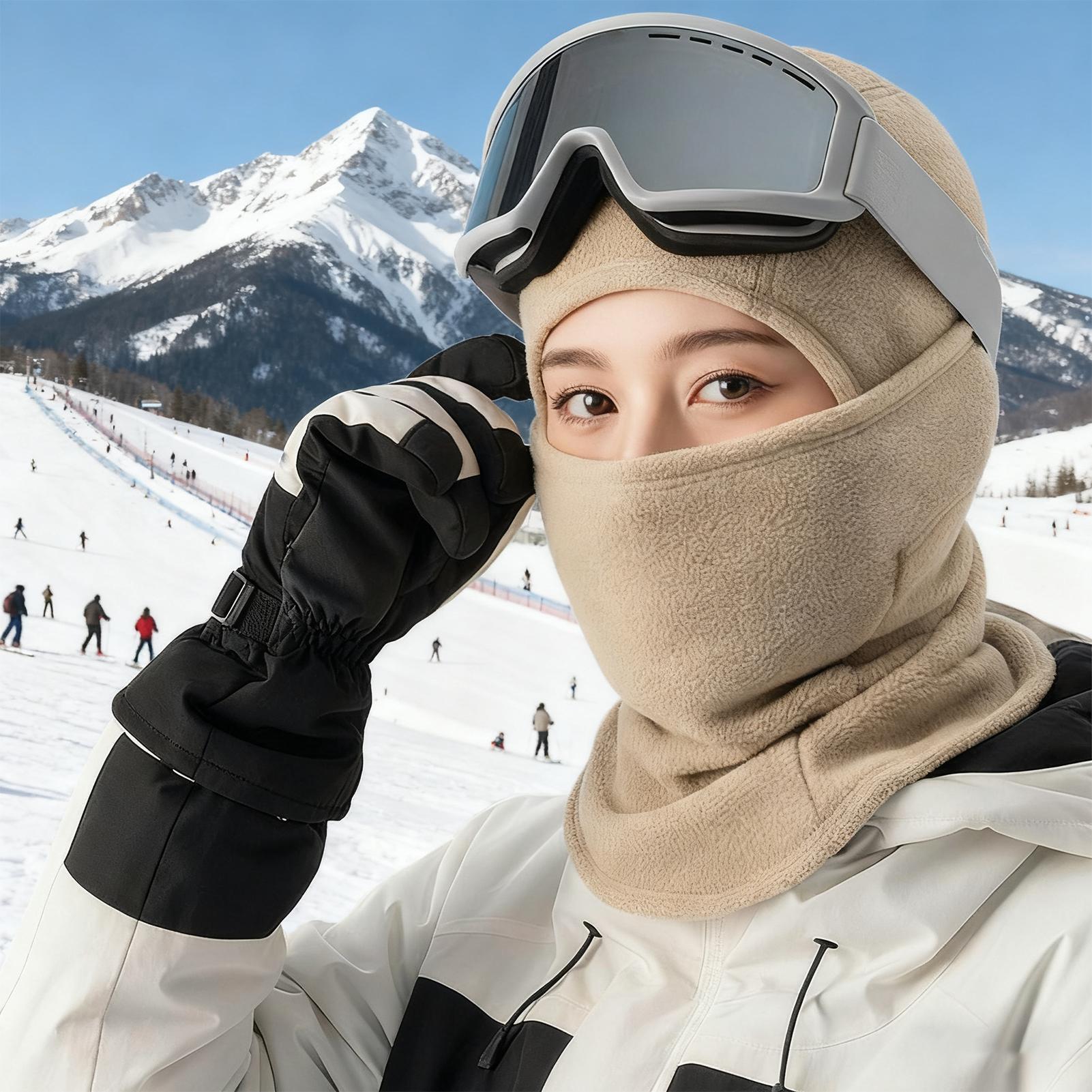 Beanie Hat Neck Warmer Hood Ge - Cycling Gear For Cold Weather ulasan dan harga