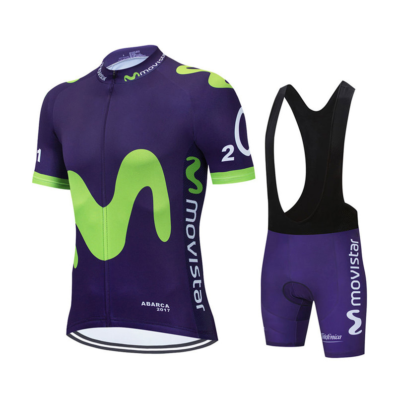 New Summer Movistar Team Cycli - Cycling Gear Waterproof ulasan dan harga