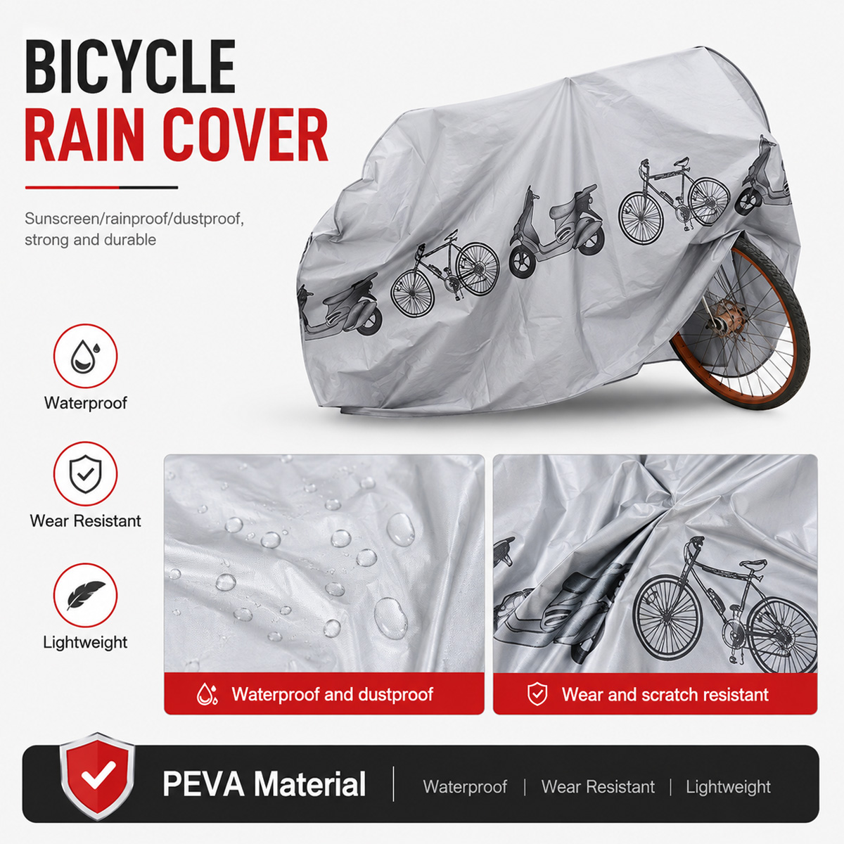 PINMOAP Universal Bicycle Rain - Cycling Gear Waterproof ulasan dan harga
