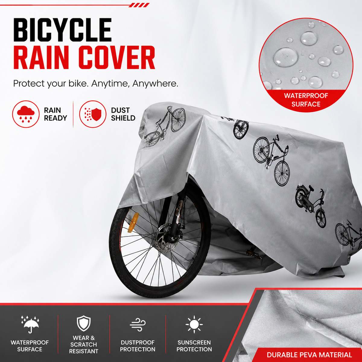 PINMOAP Universal Bicycle Rain - Cycling Gear Waterproof ulasan dan harga