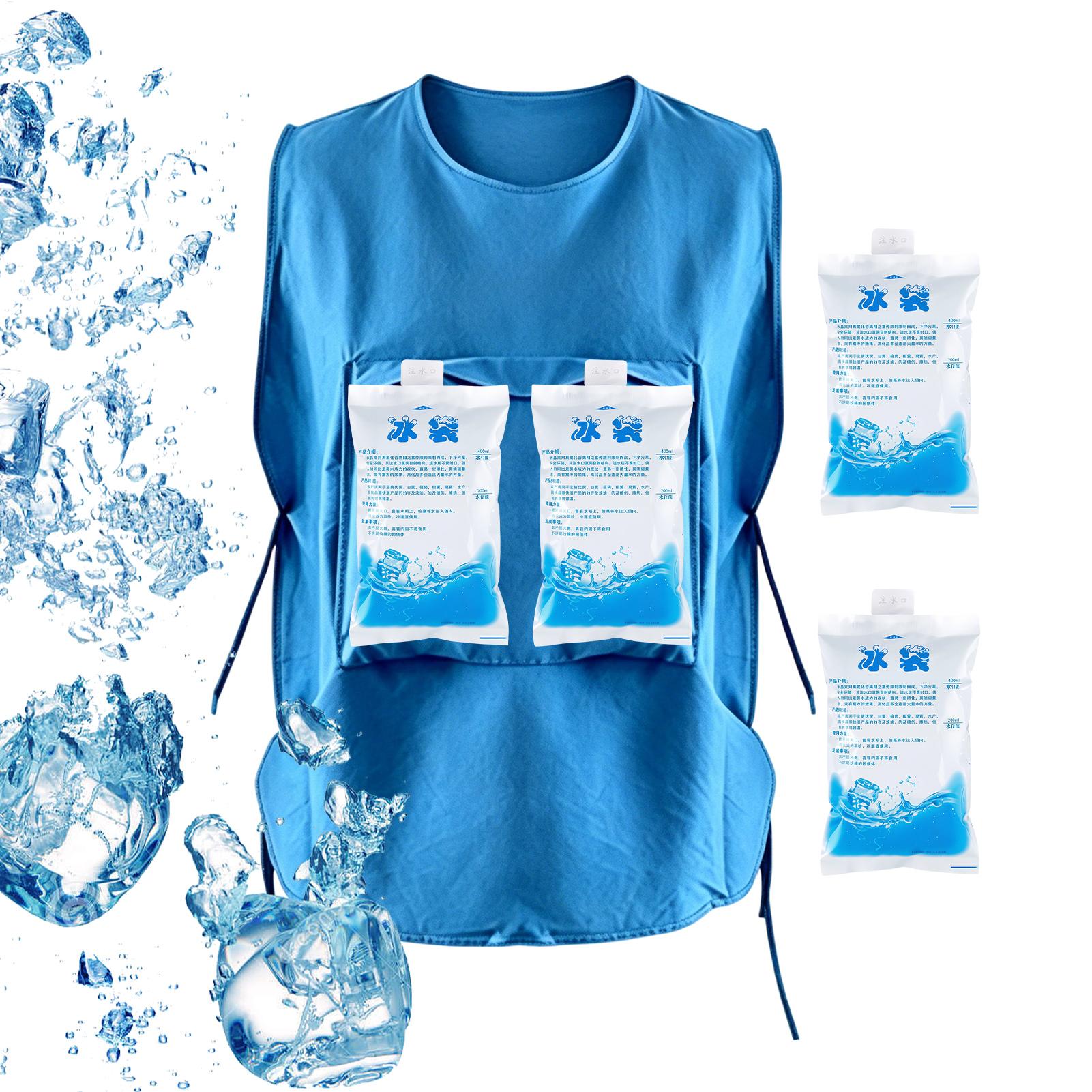 4 Gel Ice Packs Cooling Vest R - Cycling Gear For Cold Weather ulasan dan harga