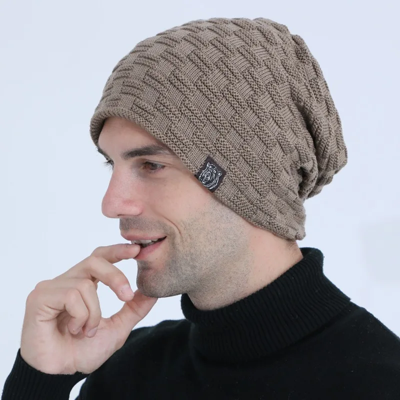 Mens Plush Lining Beanie Winte - Cycling Gear For Cold Weather ulasan dan harga