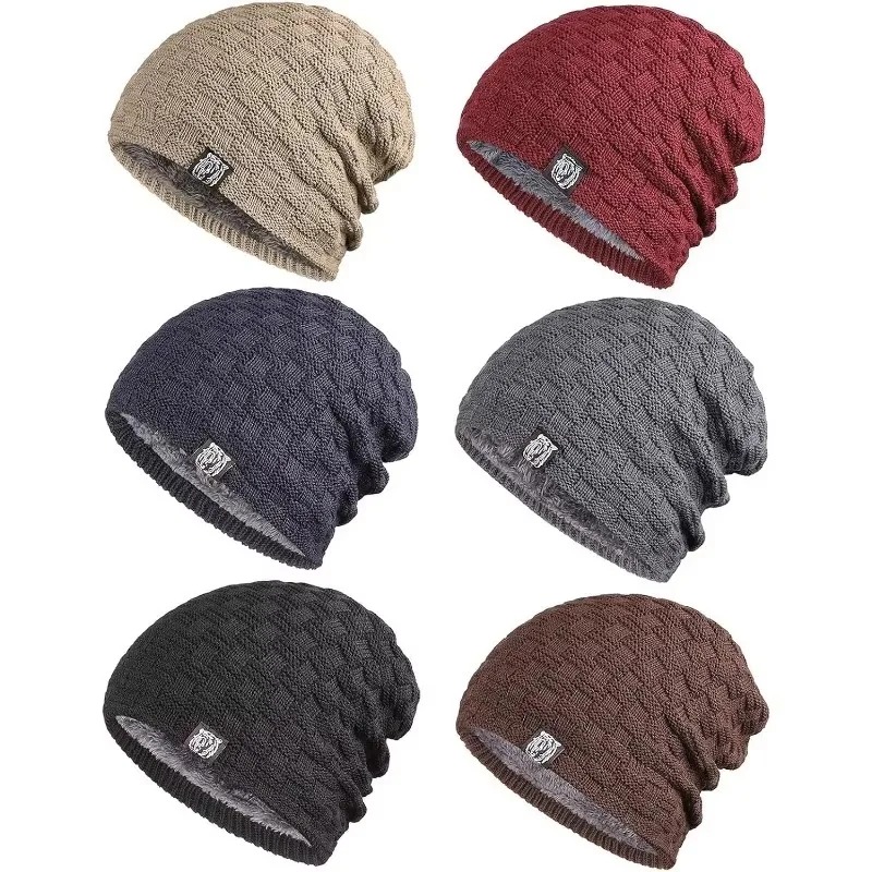 Mens Plush Lining Beanie Winte - Cycling Gear For Cold Weather ulasan dan harga