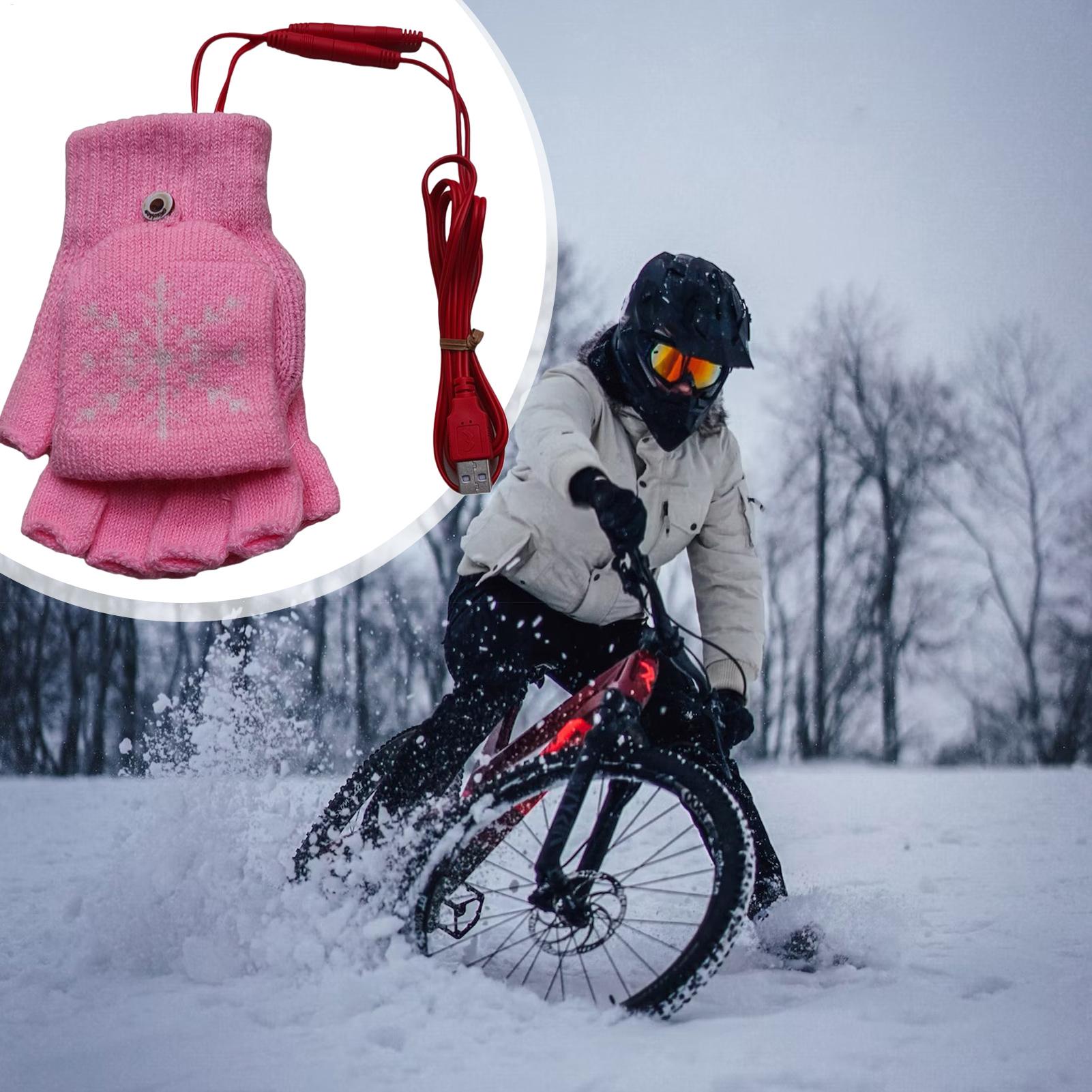 Heated Gloves Fingerless USB H - Cycling Gear For Cold Weather ulasan dan harga