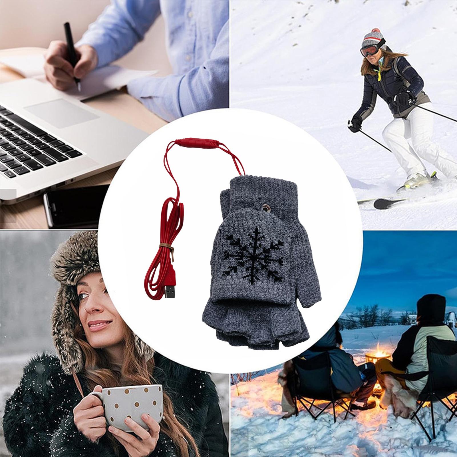 Heated Gloves Fingerless USB H - Cycling Gear For Cold Weather ulasan dan harga