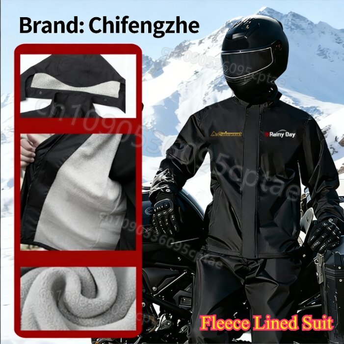Waterproof Split Motorcycle Ra - Cycling Gear Waterproof ulasan dan harga