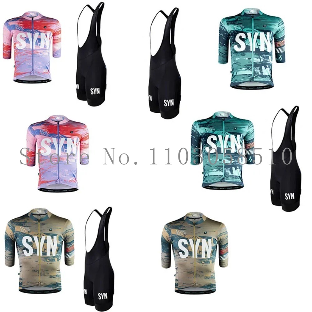 SYN Jersey Men's Bib Sponge Cu - Cycling Gear Waterproof ulasan dan harga