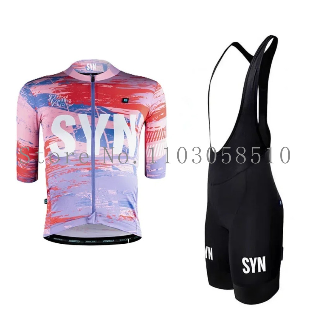 SYN Jersey Men's Bib Sponge Cu - Cycling Gear Waterproof ulasan dan harga